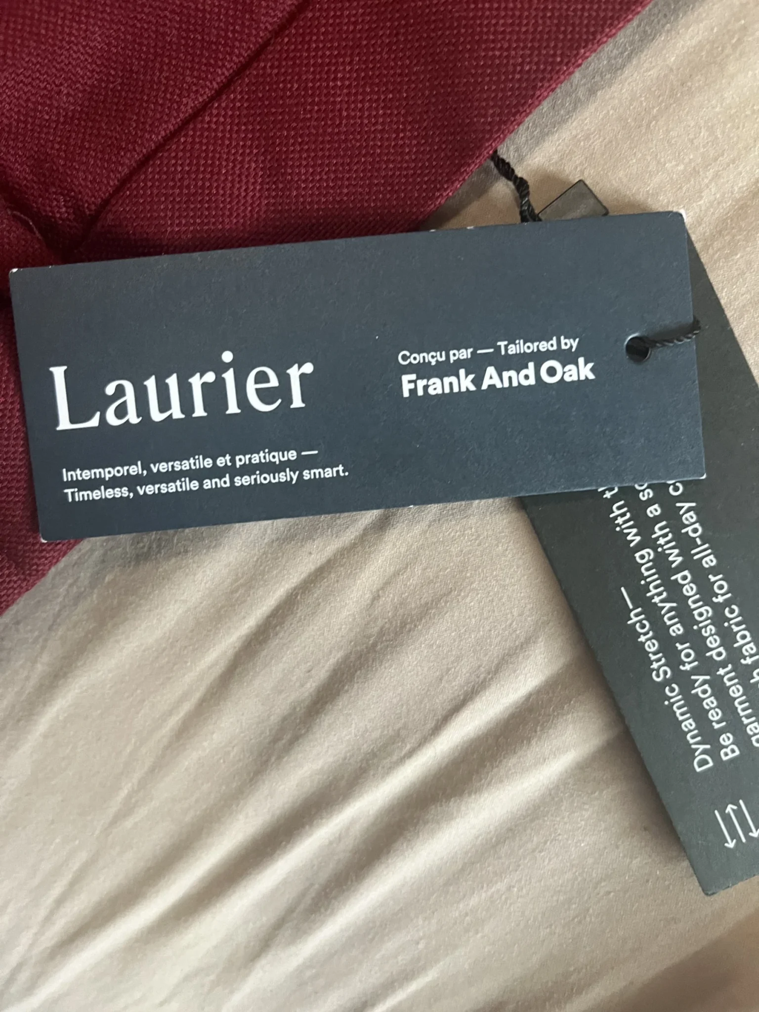 Image for Frank and Oak trousers