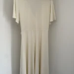 Thumbnail for Robe mi-longue blanc-crème H&M