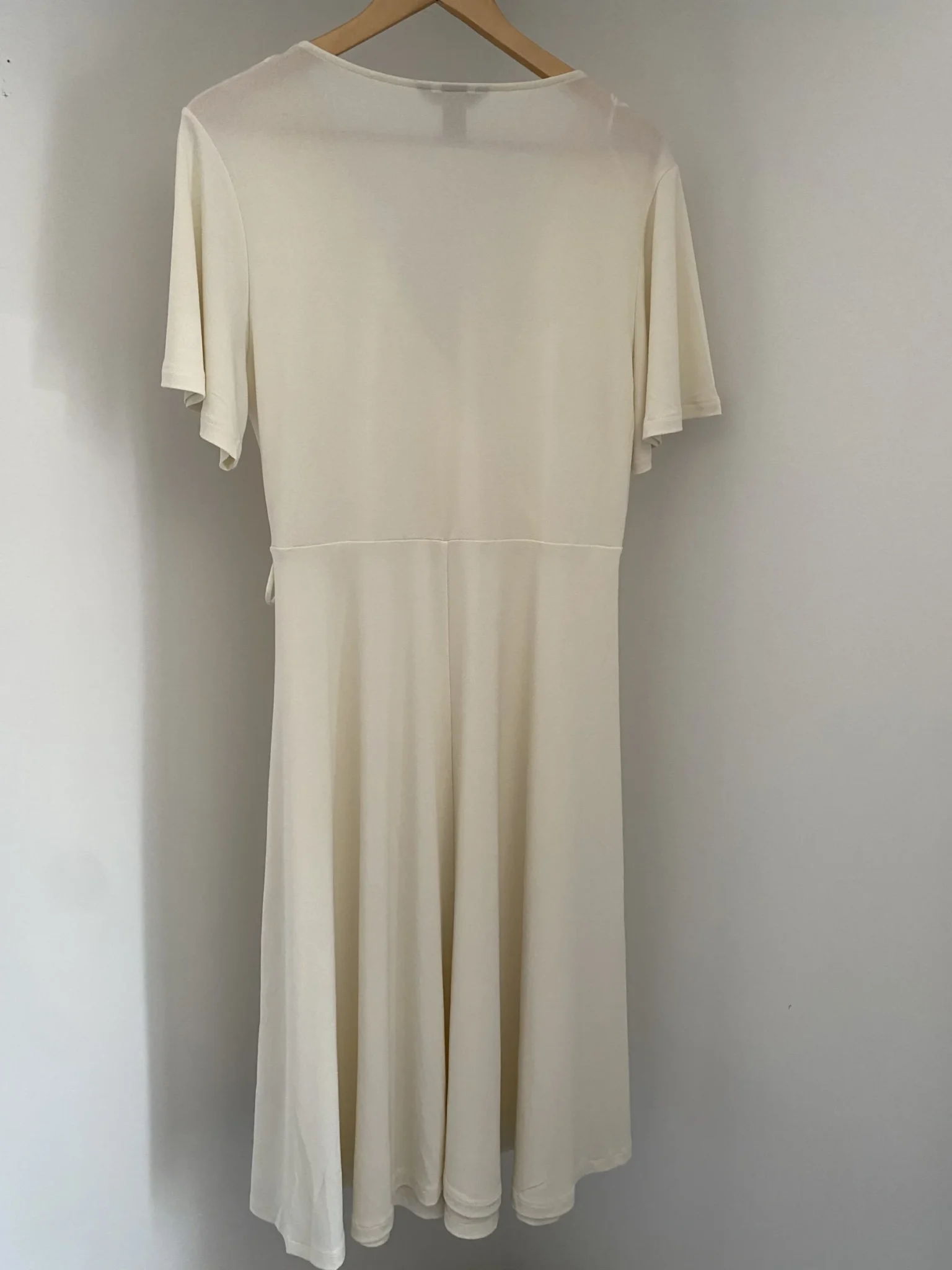 Image for Robe mi-longue blanc-crème H&M