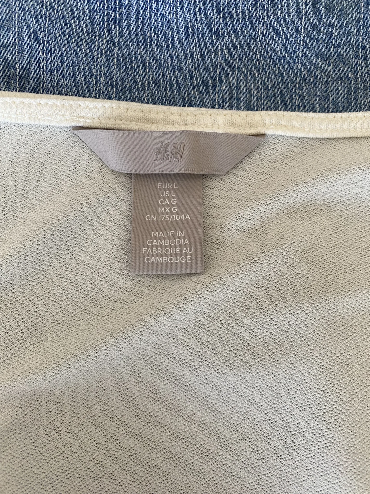 Image for Robe mi-longue blanc-crème H&M