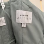 Thumbnail for New green/pistachio midi-length dress (Azazie)