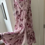 Thumbnail for New floral pink midi-length dress (Azazie)