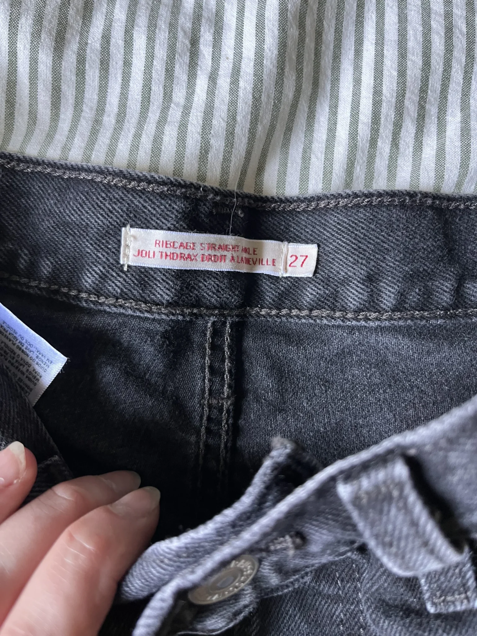 Image for Levi’s ribcage noir