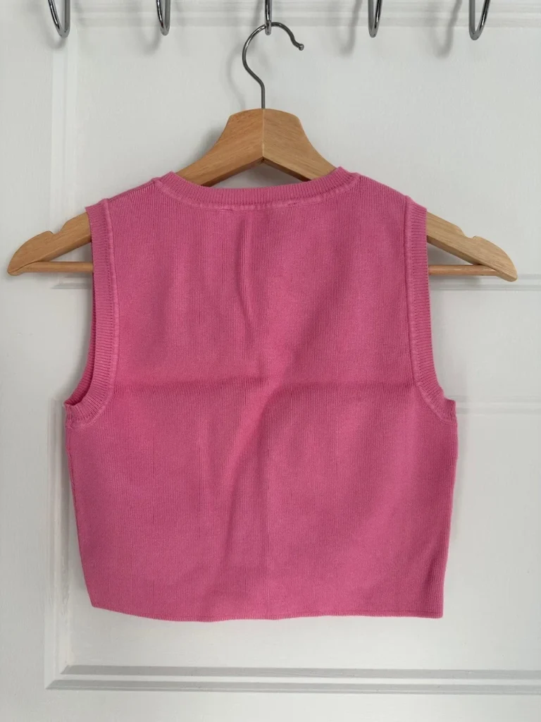 Image for Gilet sans manches roses