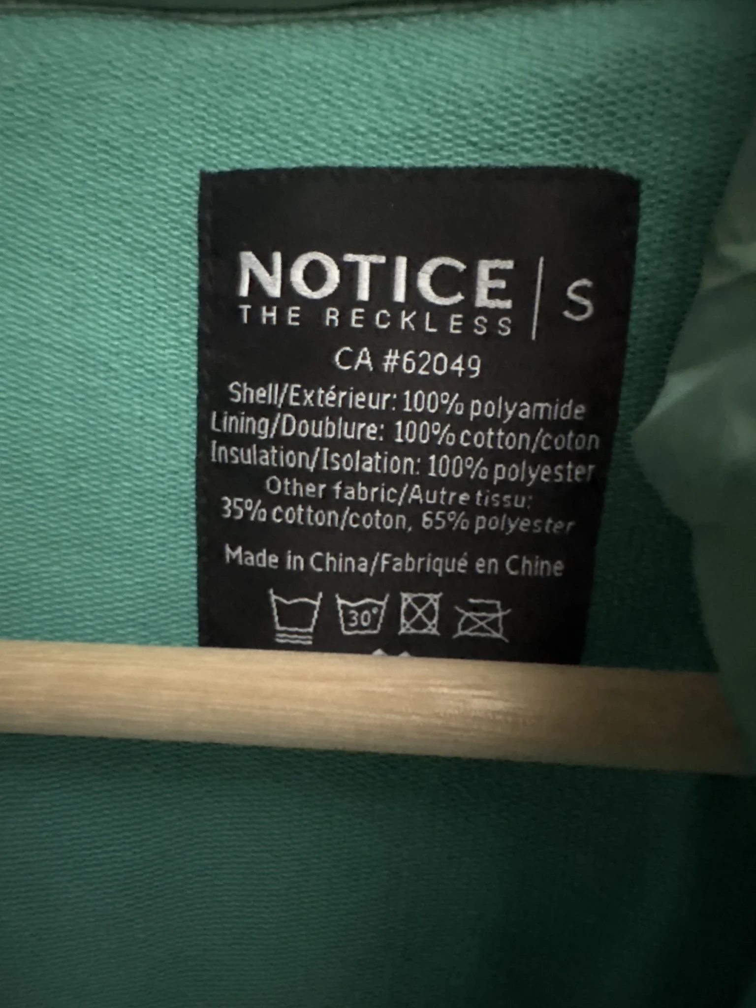 Image for Manteau notice parfait pour sport 3 saisons