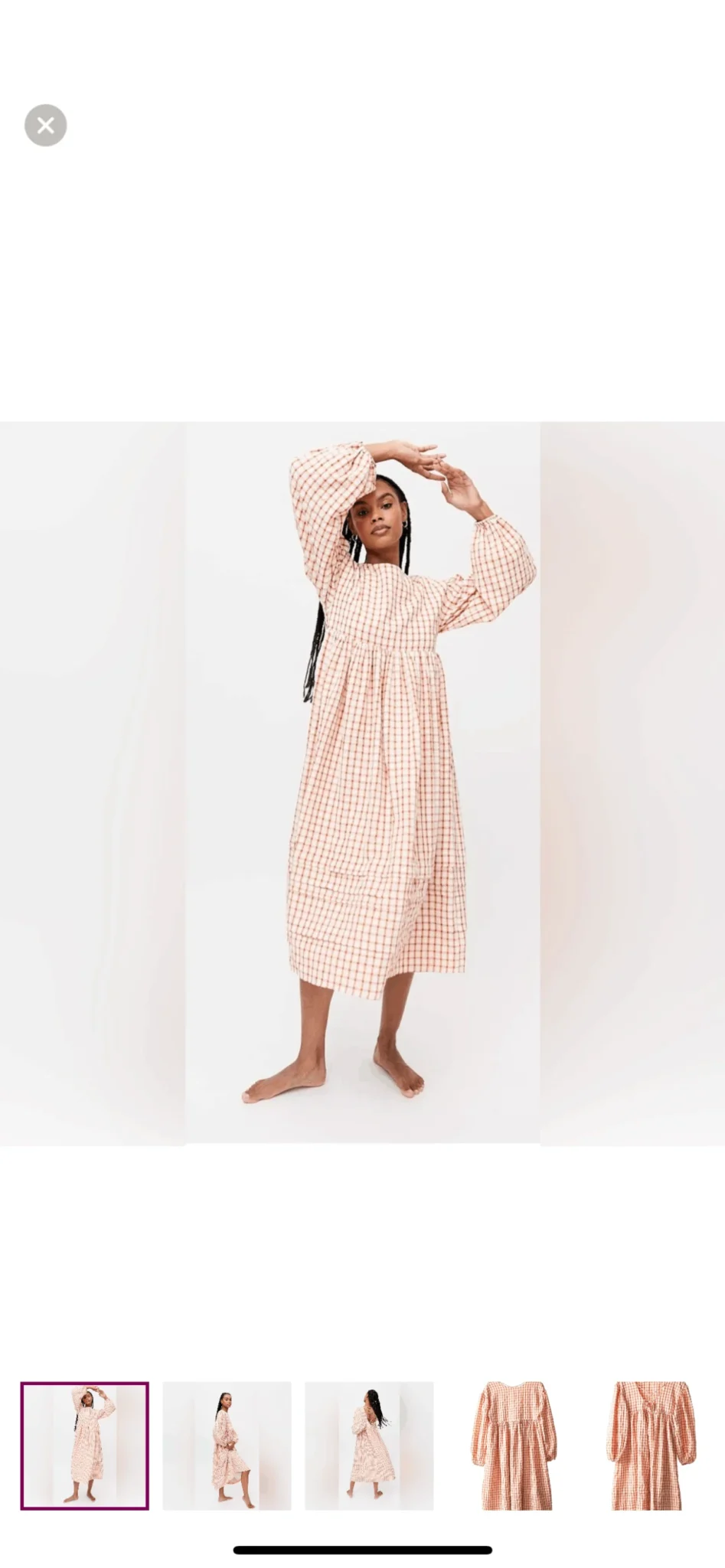 Featured image for Robe Vichy rose Ghospell