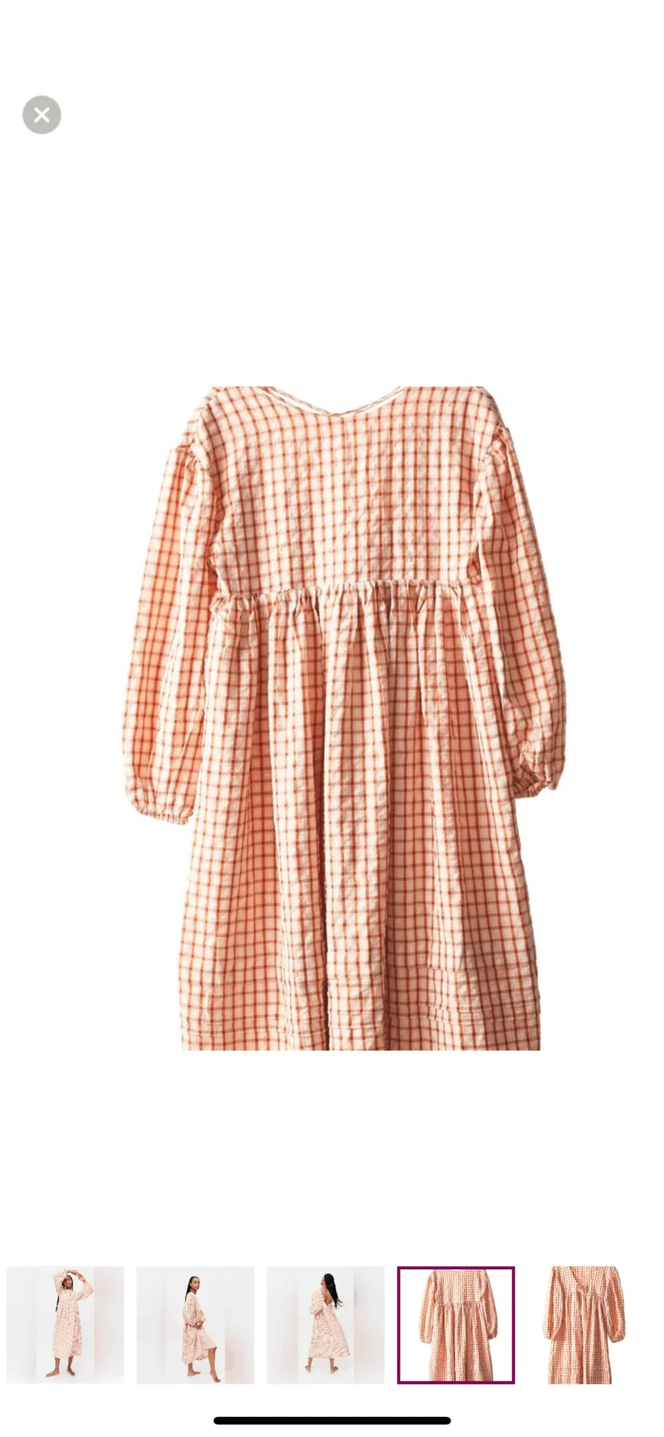 Image for Robe Vichy rose Ghospell