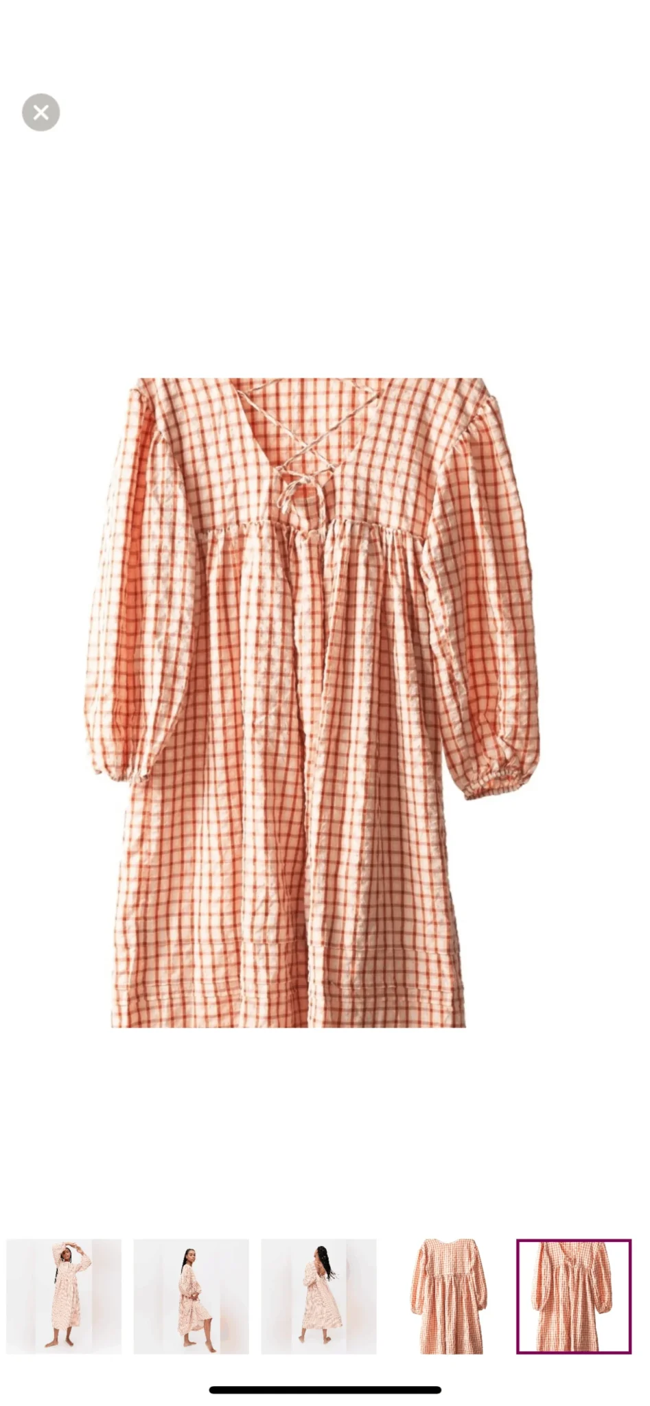 Image for Robe Vichy rose Ghospell