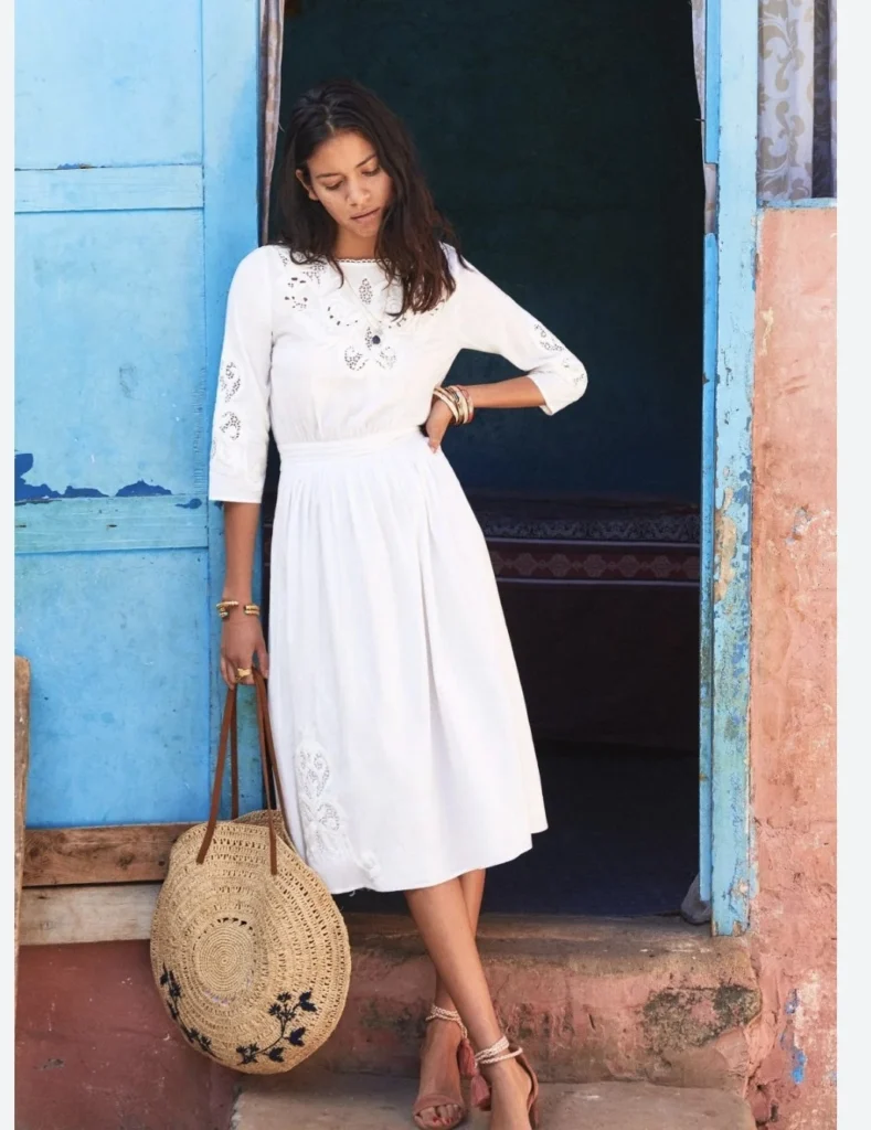 Featured image for Sézane dress with embroidery!
