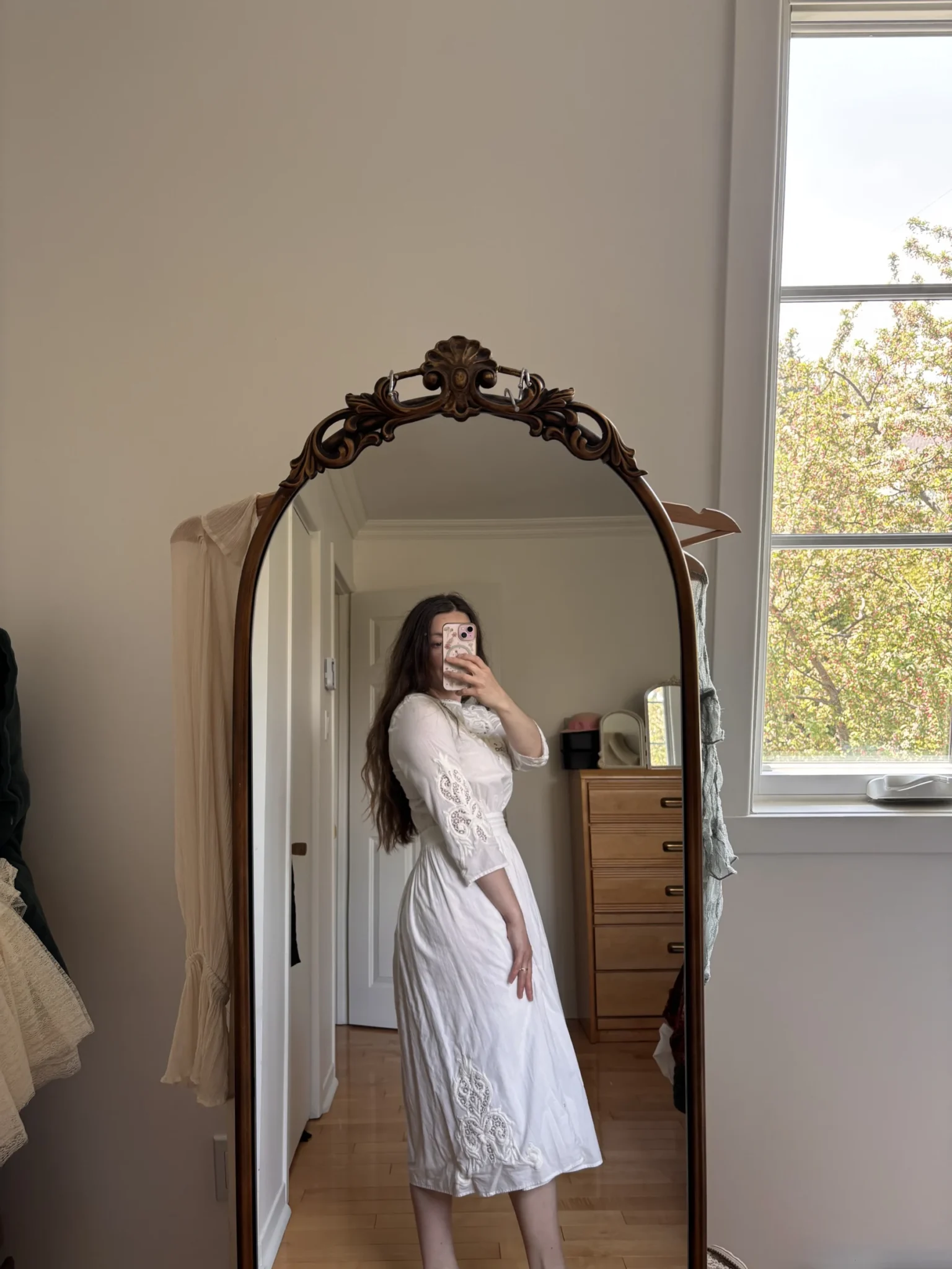 Image for Sézane dress with embroidery!