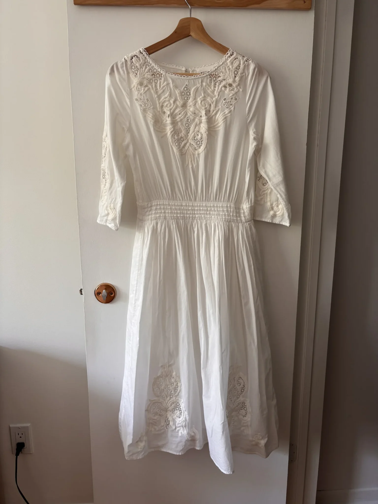 Image for Sézane dress with embroidery!