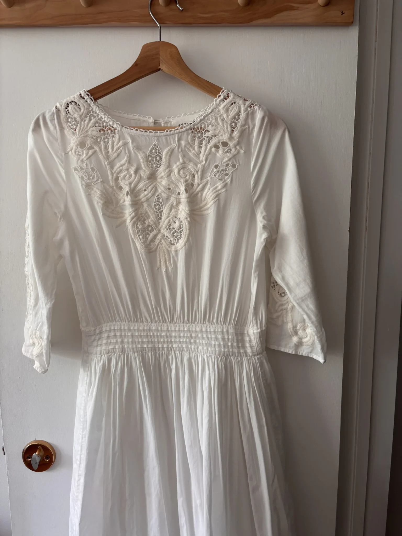 Image for Sézane dress with embroidery!