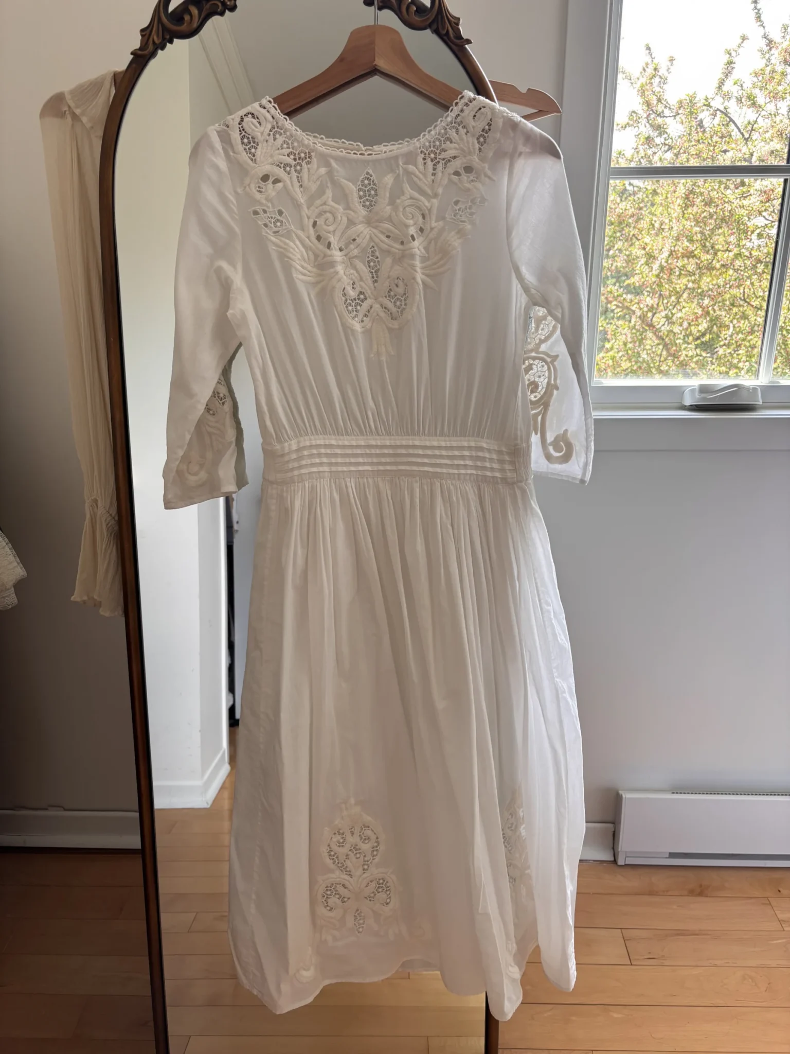 Image for Sézane dress with embroidery!