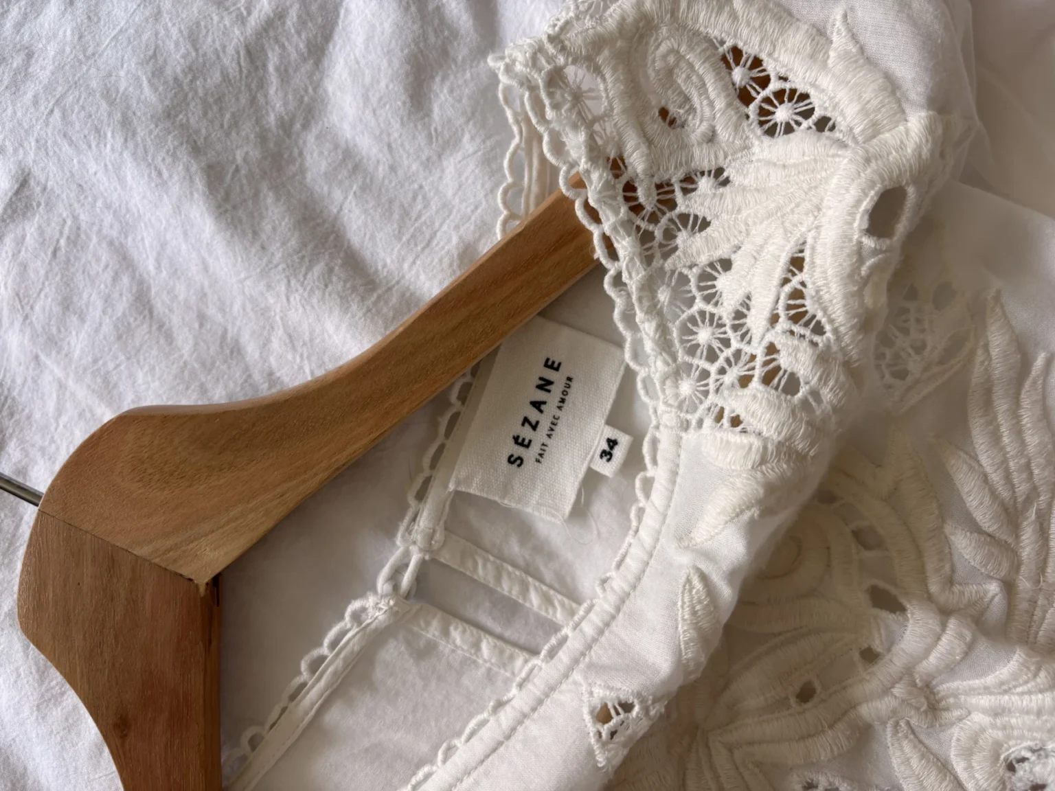 Image for Sézane dress with embroidery!