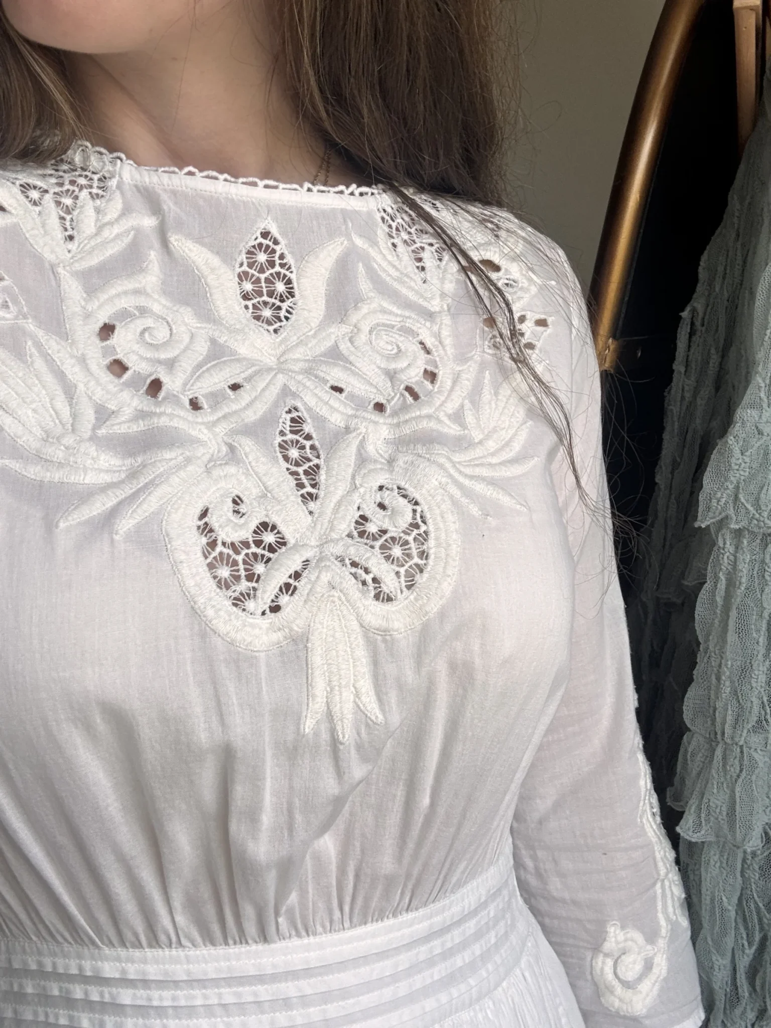Image for Sézane dress with embroidery!