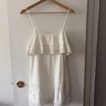 Featured thumbnail for Zara linen dress with embroidery