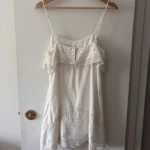Thumbnail for Zara linen dress with embroidery