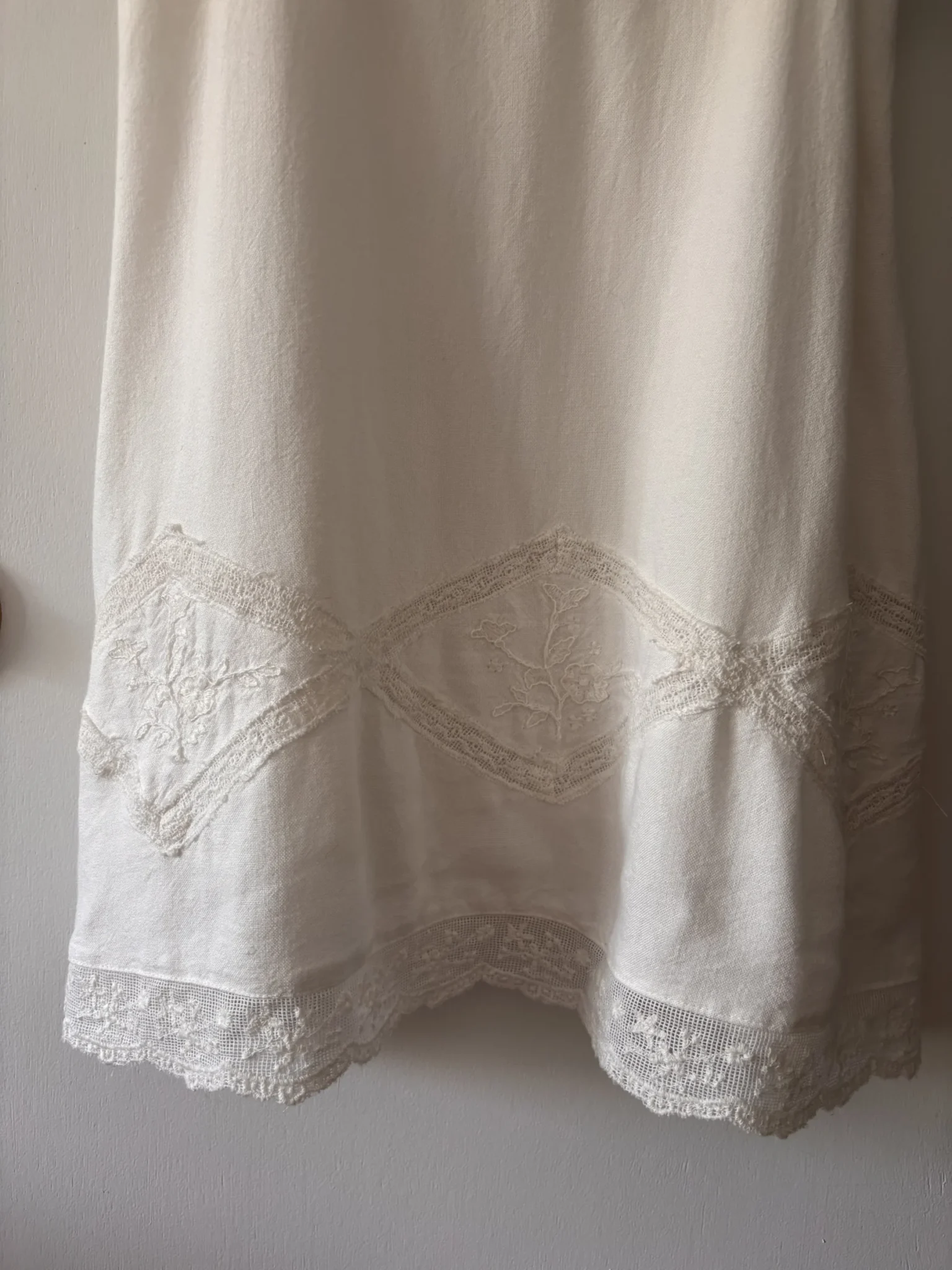 Image for Zara linen dress with embroidery
