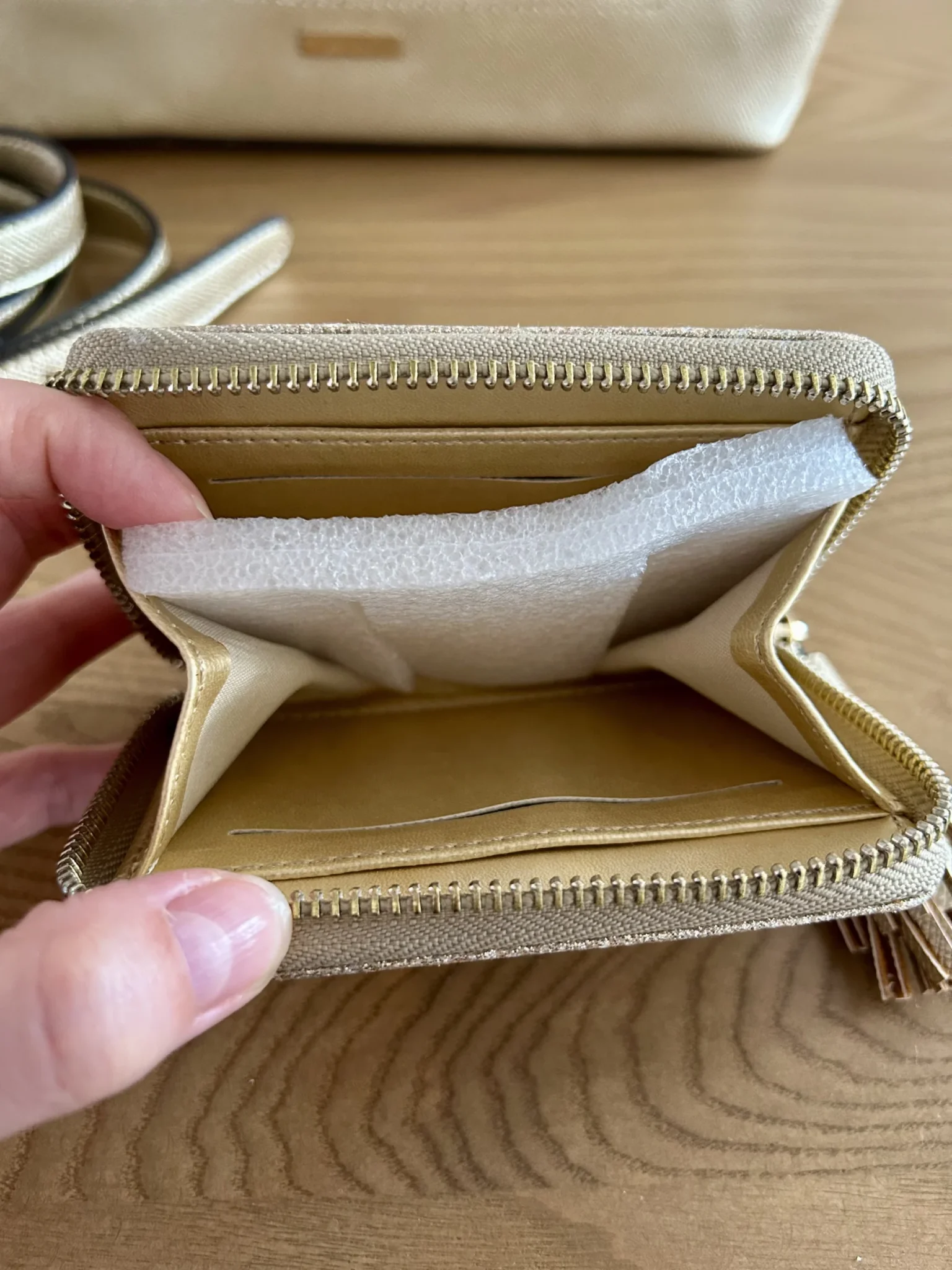 Image for Gold bag and purse