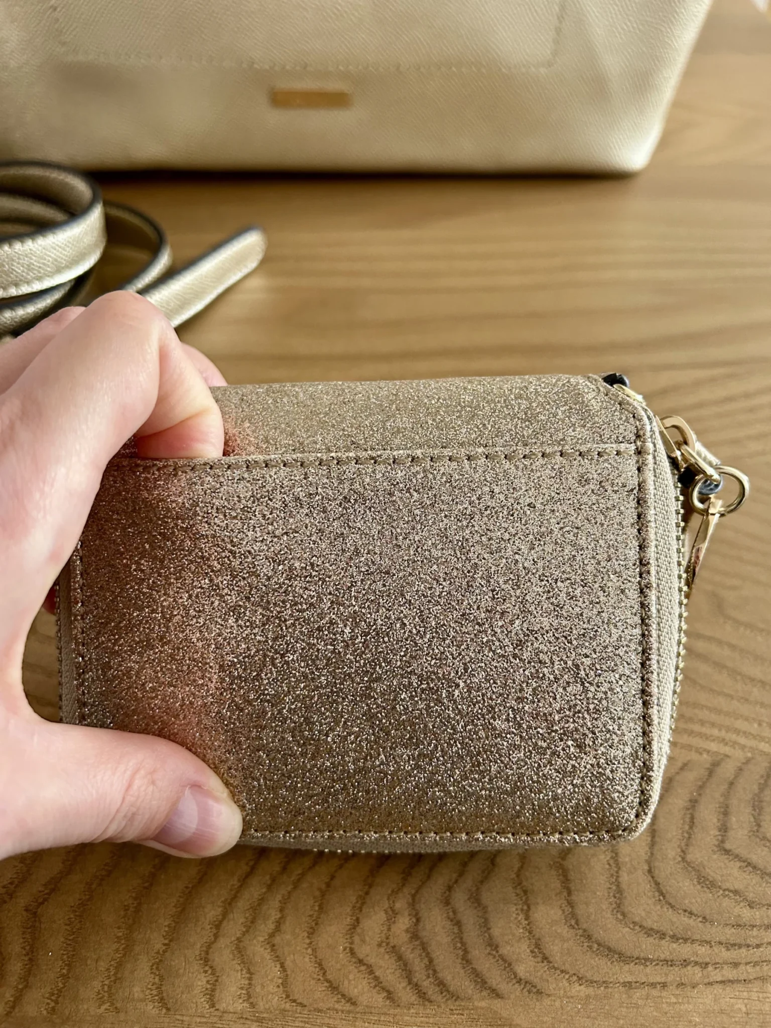 Image for Gold bag and purse