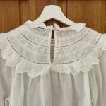 Thumbnail for White blouse in lightweight cotton with embroidery by Other Stories