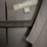 Thumbnail for RW&CO sleeveless black blouse - elegant work top size L ( medium )