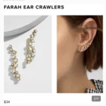 Thumbnail for Boucles d’oreilles grimpantes neuves