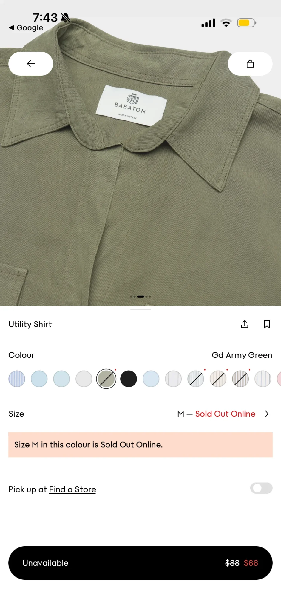 Image for Babaton Utility Shirt