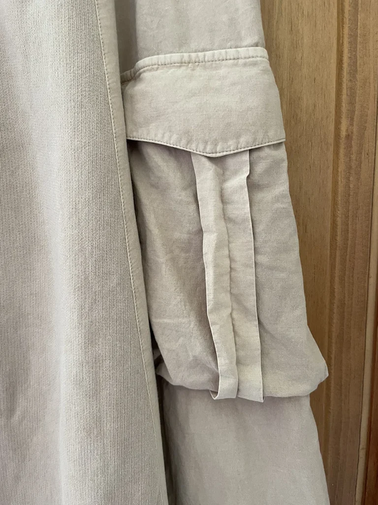 Image for Jupe cargo beige à poches latérales et empiècements de tissus