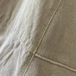 Thumbnail for Jupe cargo beige à poches latérales et empiècements de tissus
