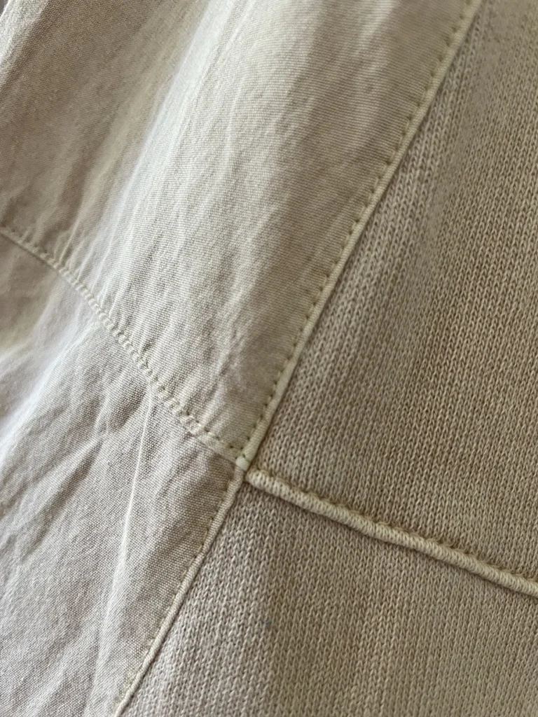 Image for Jupe cargo beige à poches latérales et empiècements de tissus