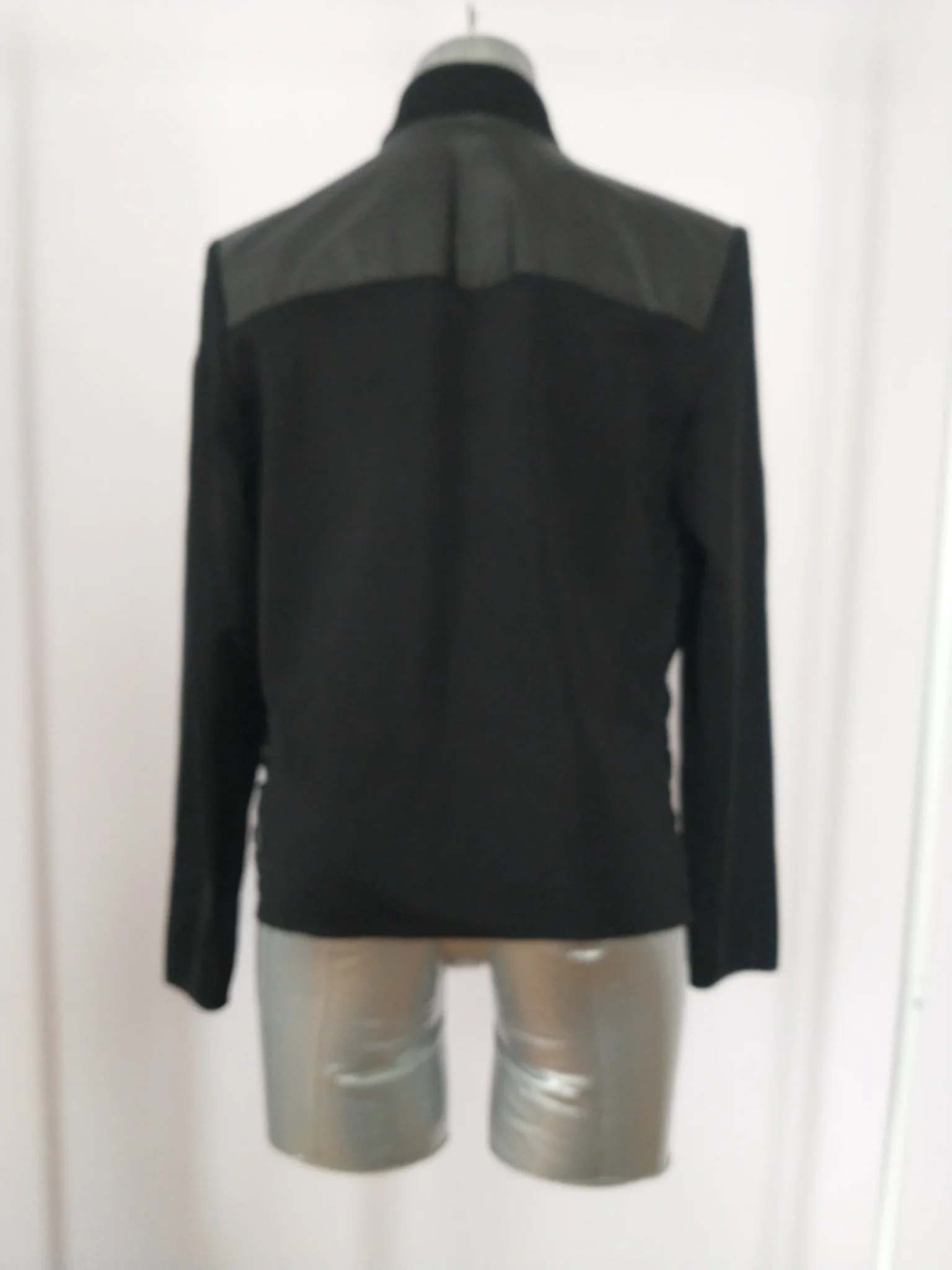 Image for Veste tissu-faux cuir