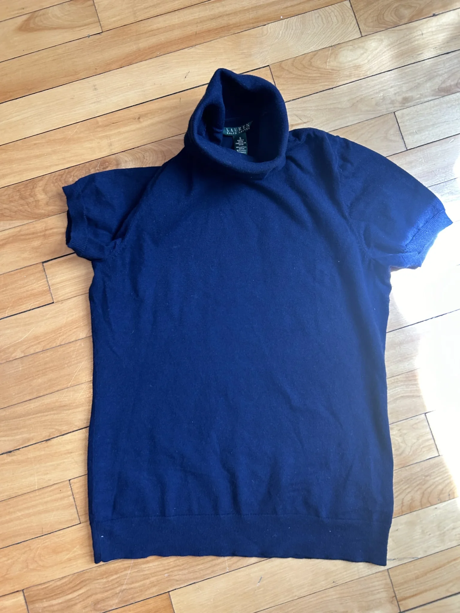 Image for Ralph Lauren lightweight short-sleeve turtleneck
