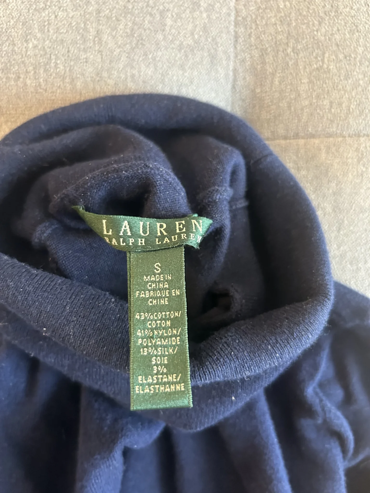 Image for Ralph Lauren lightweight short-sleeve turtleneck