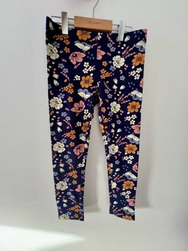 Image for NEUF! 6T (S) Legging fleuri