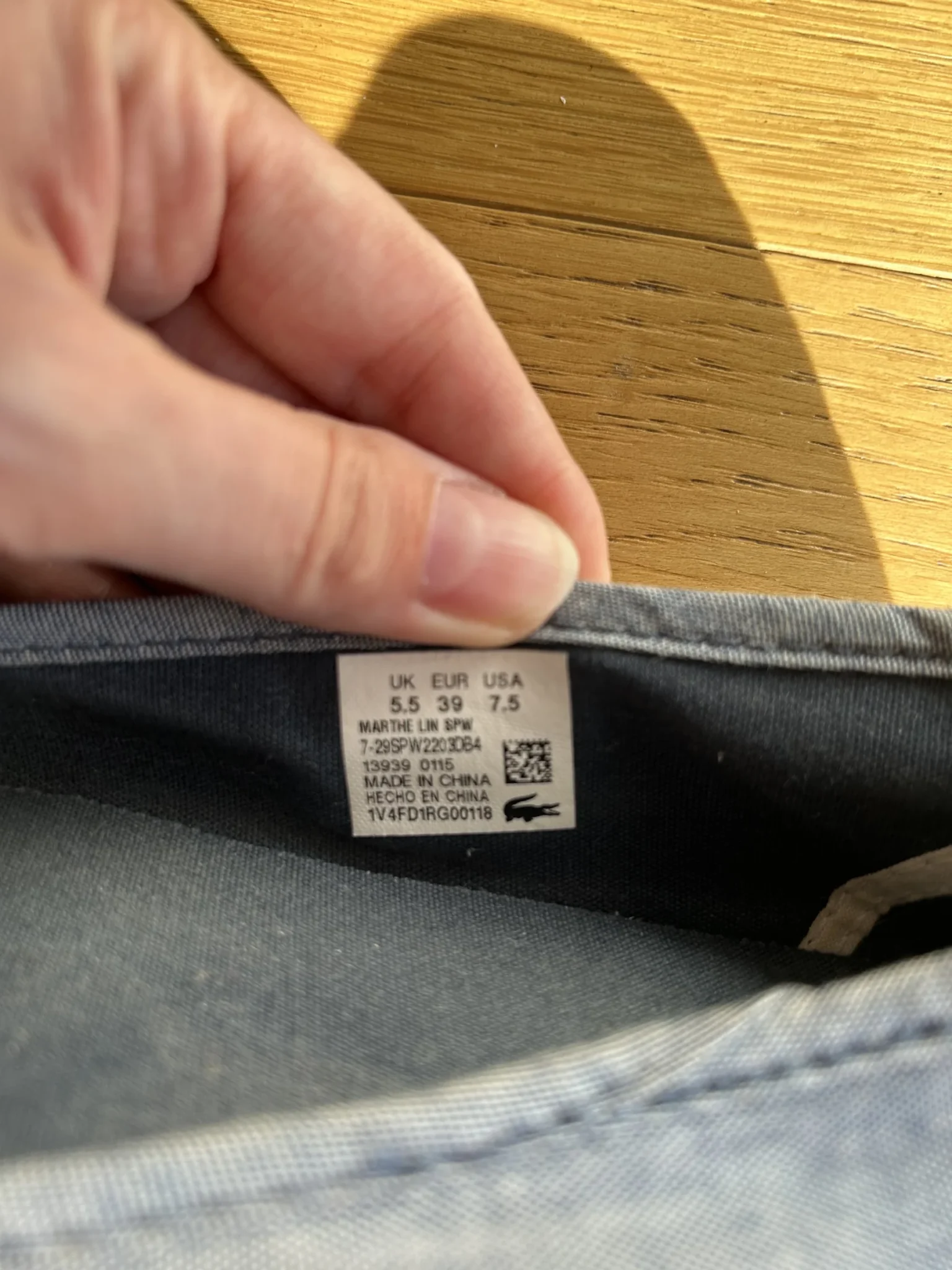 Image for Ballerines Lacoste Denim