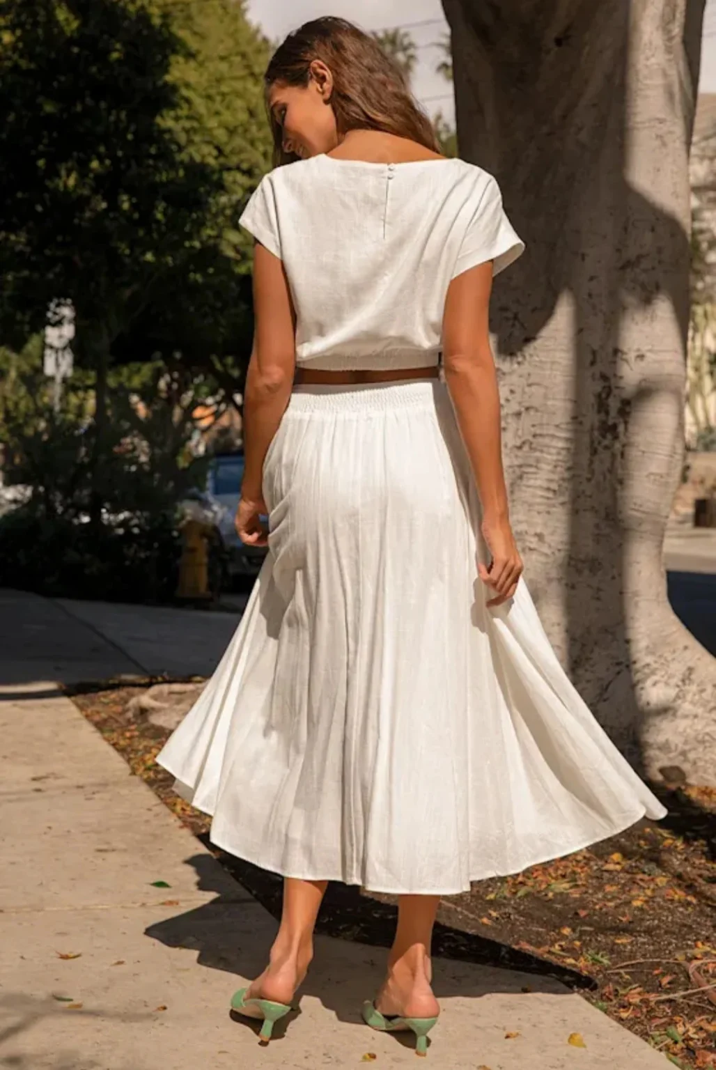 Image for 🌷Jupe midi blanche - Lulu's