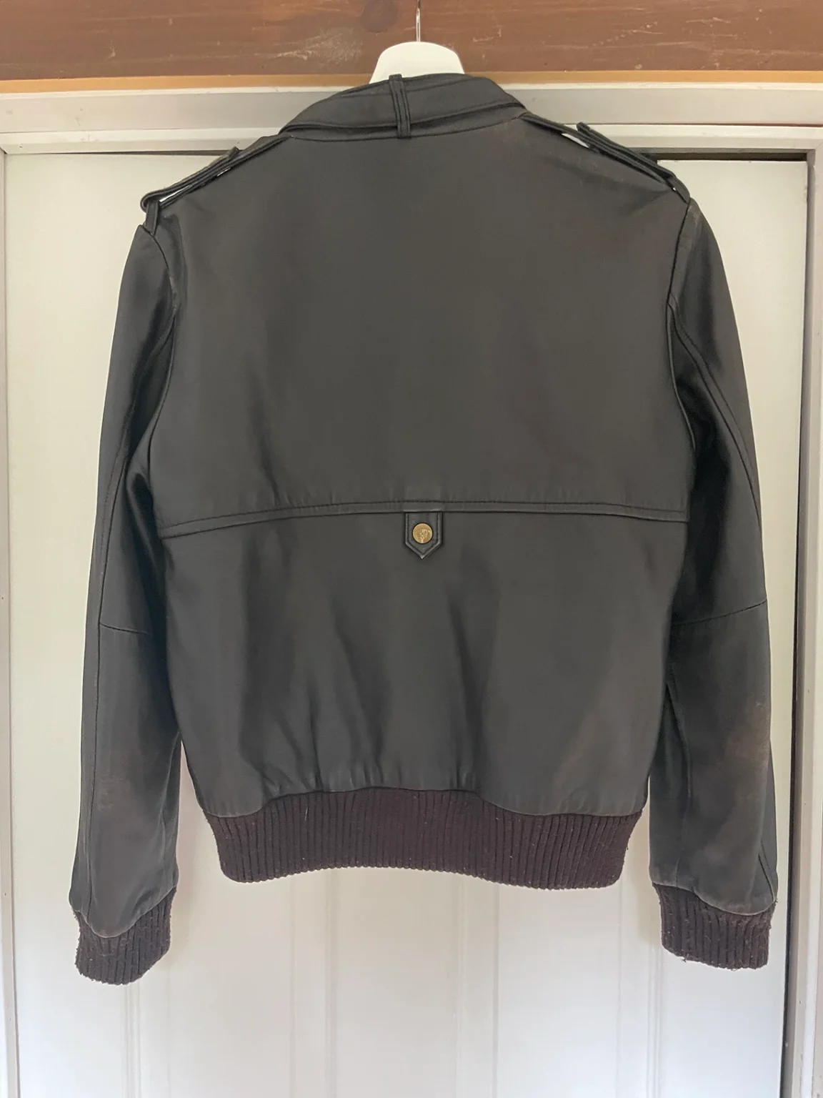 Image for Genuine leather jacket - Quebec design - Station 8a