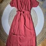 Featured thumbnail for Indi & Cold Linen Blend Leaf Dress