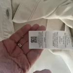 Thumbnail for Off-white denim blouse