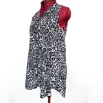 Thumbnail for 🐆 NWD Blouse Tunique Sans Manches à Imprimé Léopard (Taille S)