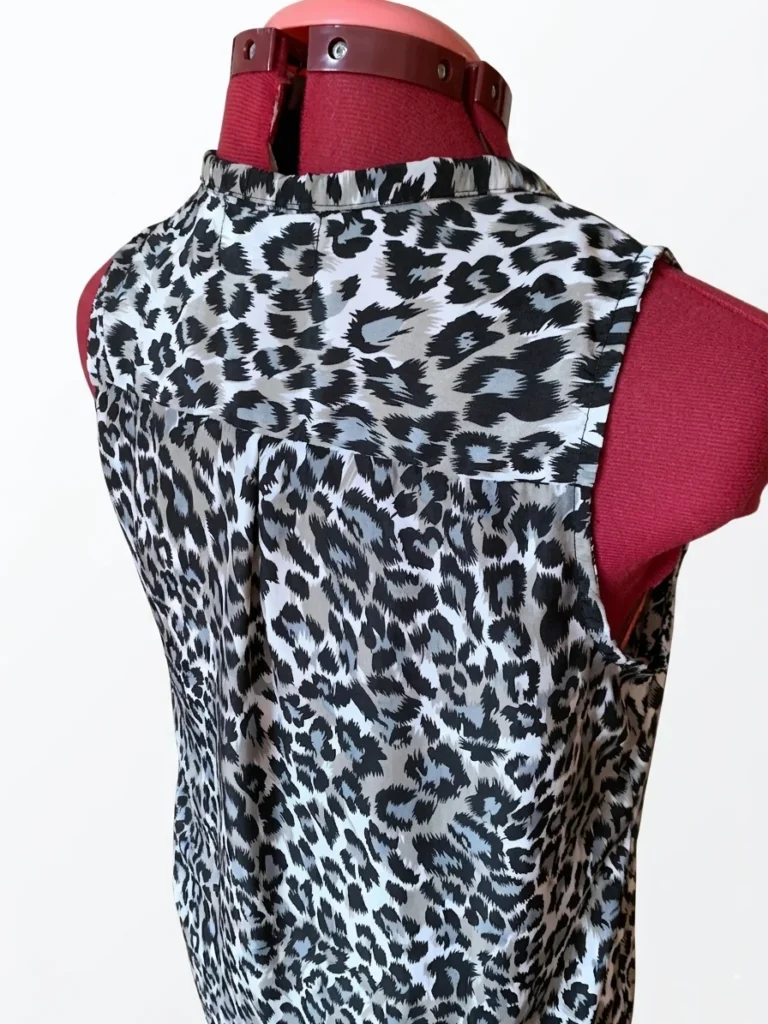 Image for 🐆 NWD Blouse Tunique Sans Manches à Imprimé Léopard (Taille S)