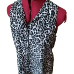 Thumbnail for 🐆 NWD Blouse Tunique Sans Manches à Imprimé Léopard (Taille S)