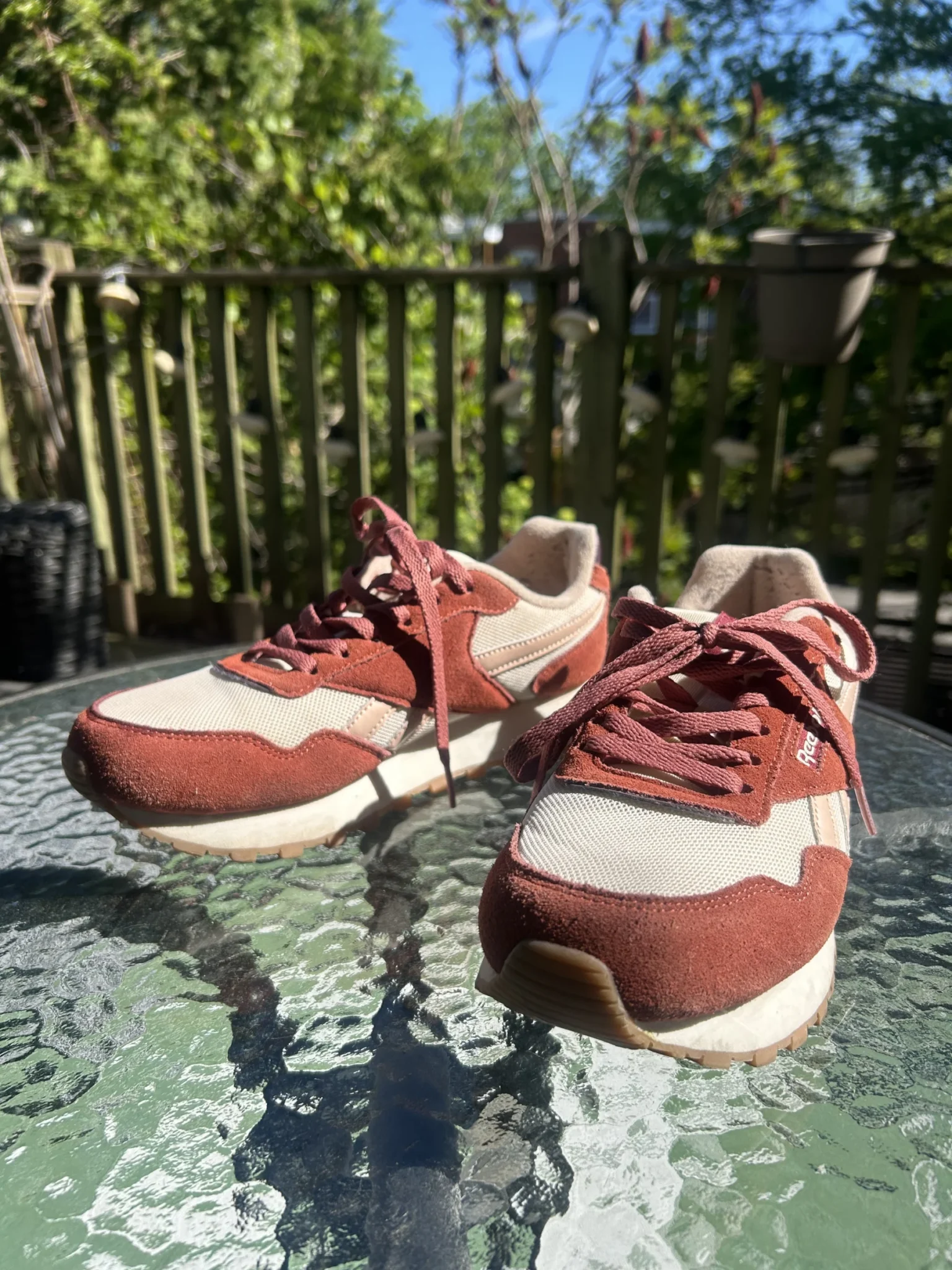 Image for Reebok burgundy accent rose