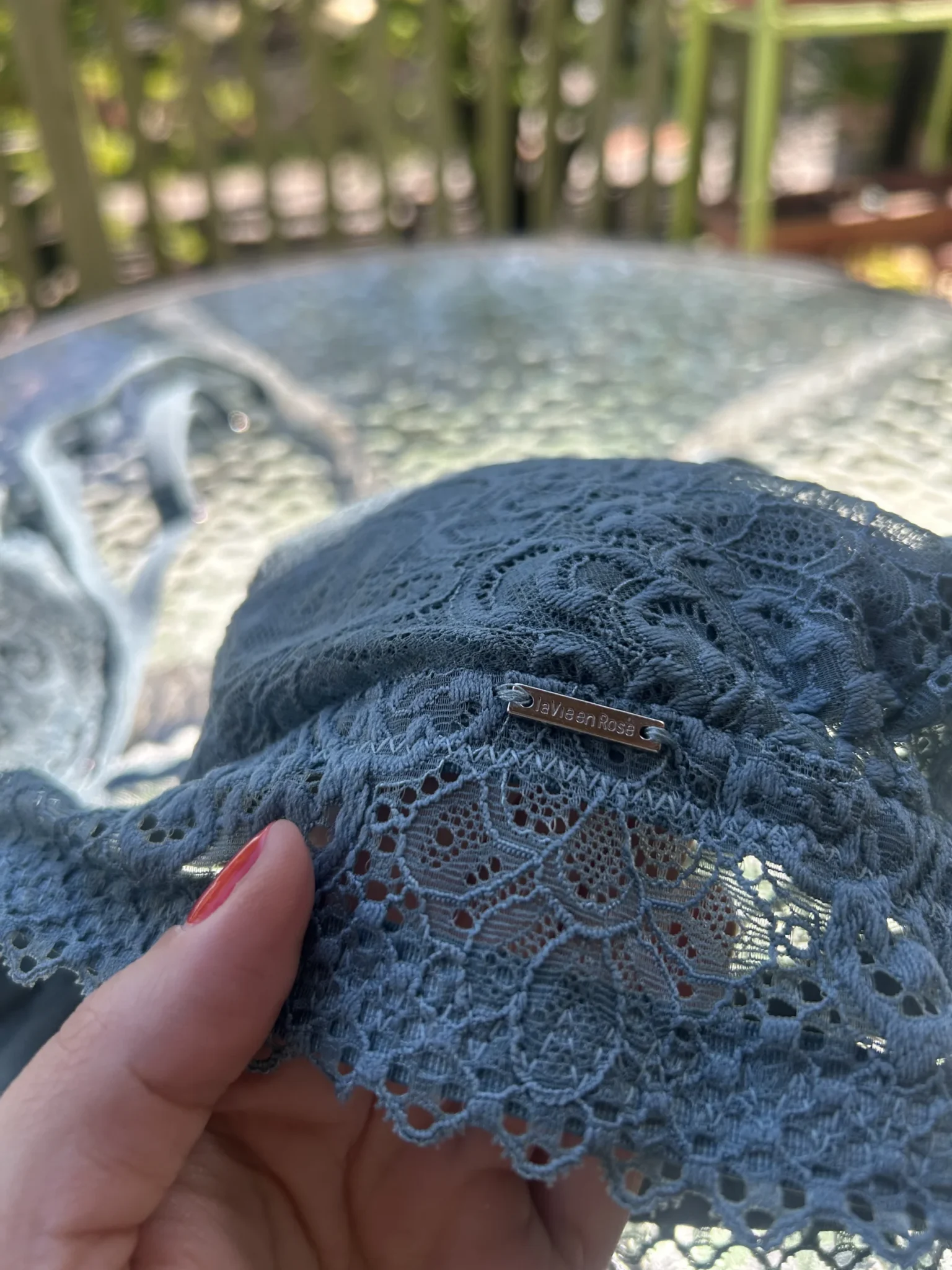 Image for Bralette légère avec détail de dentelle