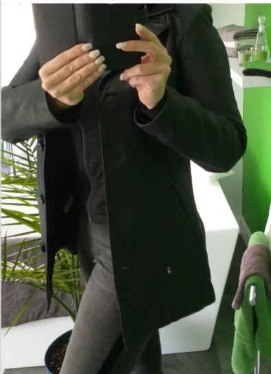 Image for Manteau de cuir véritable
