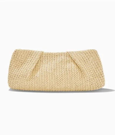 Featured image for Sac pochette/bandoulière en raphia "Capittana"