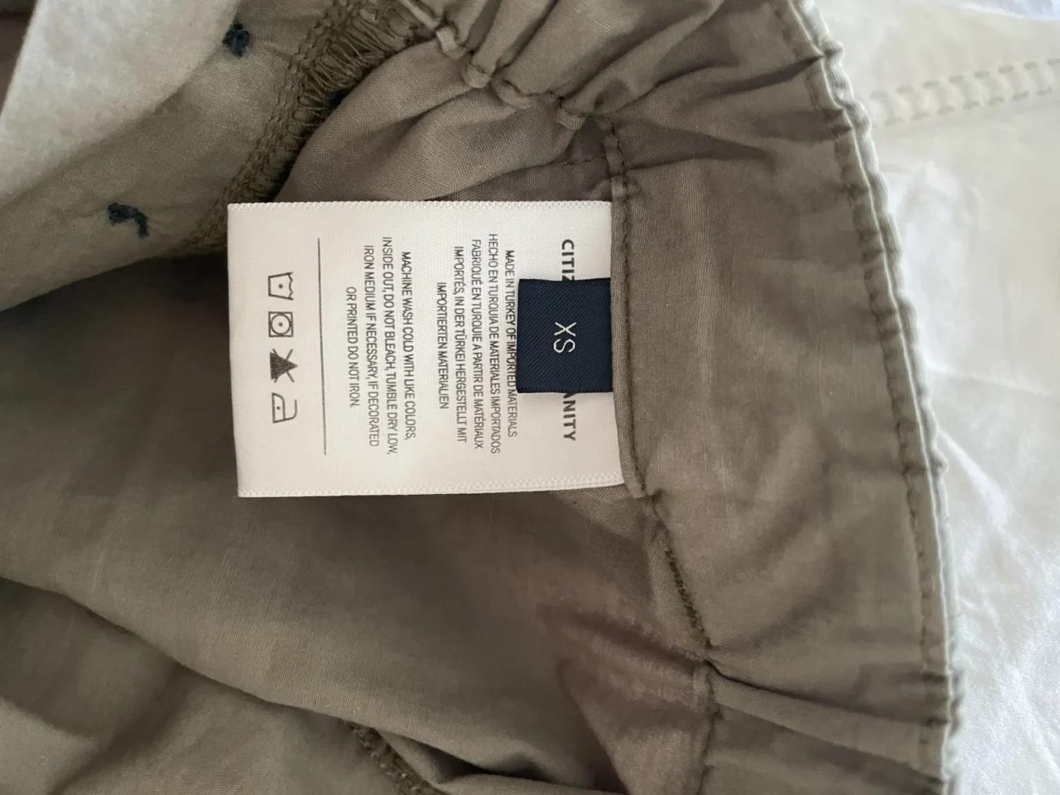 Image for Pantalon cargo khaki