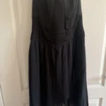 Featured thumbnail for BCBG robe bustier chic noire pour occasions spéciales comme gala, bal, ….
