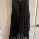 Thumbnail for BCBG robe bustier chic noire pour occasions spéciales comme gala, bal, ….